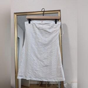 NWT With Jéan Frankie Dress in White/Cream, Size Medium